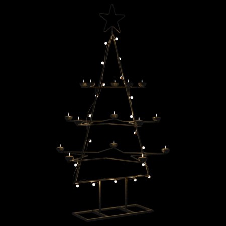 Árbol de Navidad para decoración metal negro 105 cm von , Weihnachtsbäume - Ref: Foro24-4018963, Preis: 53,88 €, Rabatt: %