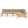 Kissen für Palettensofa 7 Stück beige von vidaXL, Kissen für Stühle und Sofas - Ref: Foro24-314591, Preis: 203,99 €, Rabatt: %