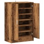 Mueble zapatero madera ingeniería madera envejecida 60x35x92 cm de , Zapateros y organizadores de calzado - Ref: Foro24-85669...