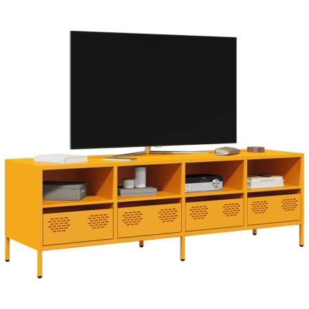 Mueble para TV acero laminado en frío amarillo 135x39x43,5 cm von , TV-Möbel - Ref: Foro24-851331, Preis: 233,87 €, Rabatt: %