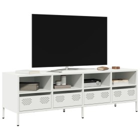 Mueble para TV acero laminado en frío blanco