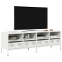 Mueble para TV acero laminado en frío blanco 135x39x43,5 cm | Foro24|Onlineshop| Casa, Jardín y Más Foro24.es