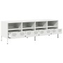 Mueble para TV acero laminado en frío blanco 135x39x43,5 cm | Foro24|Onlineshop| Casa, Jardín y Más Foro24.es