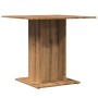 Mesa de comedor madera de ingeniería roble artisan 80x80x75 cm de , Mesas de cocina y de comedor - Ref: Foro24-855811, Precio...