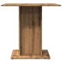 Mesa de comedor madera de ingeniería roble artisan 80x80x75 cm de , Mesas de cocina y de comedor - Ref: Foro24-855811, Precio...