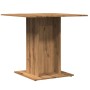 Mesa de comedor madera de ingeniería roble artisan 80x80x75 cm de , Mesas de cocina y de comedor - Ref: Foro24-855811, Precio...