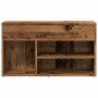 Banco zapatero madera de ingeniería negro 80x30x45 cm de , Zapateros y organizadores de calzado - Ref: Foro24-856756, Precio:...