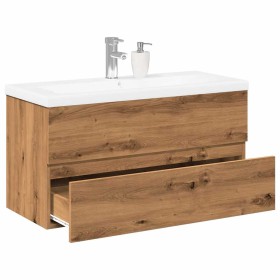 Mueble con lavabo integrado roble artesanal 101x39,5x49 cm von , Badezimmerwaschtische - Ref: Foro24-3328928, Preis: 306,05 €...