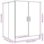 Armario de lavadora gris hormigón 70,5x71,5x91,5 cm by , Accessories for washing machines and dryers - Ref: Foro24-856639, Pr...