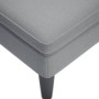 Tumbona con almohada y reposabrazo derecho tela gris claro by , Daybeds - Ref: Foro24-4009843, Price: 168,29 €, Discount: %