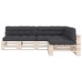 Kissen für Palettensofa 7 Einheiten aus anthrazitgrauem Stoff von vidaXL, Kissen für Stühle und Sofas - Ref: Foro24-314588, P...