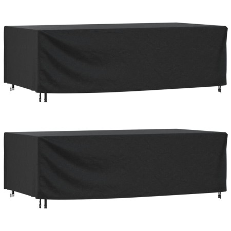 Cubiertas muebles jardín 2 uds impermeable 420D 300x140x90 cm by , Garden furniture covers - Ref: Foro24-3196422, Price: 78,7...