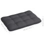 Cushions for pallet sofa 7 units anthracite gray fabric by vidaXL, Cushions for chairs and sofas - Ref: Foro24-314588, Price:...