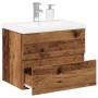 Mueble con lavabo integrado madera envejecida 61x39,5x49 cm | Foro24|Onlineshop| Casa, Jardín y Más Foro24.es