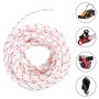 Cordón de arranque nailon blanco y rojo Ø5 mm 10 m by , Ropes and metal cords - Ref: Foro24-4100613, Price: 10,71 €, Discount: %