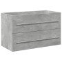 Set muebles de baño 2 piezas madera contrachapada gris hormigón | Foro24|Onlineshop| Casa, Jardín y Más Foro24.es