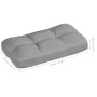 Kissen für Palettensofa 7 Stück grau von vidaXL, Kissen für Stühle und Sofas - Ref: Foro24-314589, Preis: 233,99 €, Rabatt: %