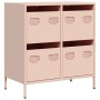 Aparador de acero laminado en frío rosa 68x39x73,5 cm von , Sideboards - Ref: Foro24-851257, Preis: 199,61 €, Rabatt: %