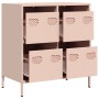 Aparador de acero laminado en frío rosa 68x39x73,5 cm von , Sideboards - Ref: Foro24-851257, Preis: 199,61 €, Rabatt: %