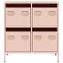 Aparador de acero laminado en frío rosa 68x39x73,5 cm von , Sideboards - Ref: Foro24-851257, Preis: 199,61 €, Rabatt: %