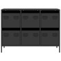 Aparador de acero laminado en frío negro 101,5x39x73,5 cm von , Sideboards - Ref: Foro24-851262, Preis: 250,53 €, Rabatt: %