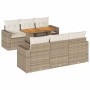 Set sofás de jardín 7 piezas y cojines ratán sintético beige | Foro24|Onlineshop| Casa, Jardín y Más Foro24.es