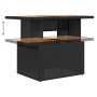 Set de muebles de jardín 5 pzas y cojines ratán sintético negro by , Garden sets - Ref: Foro24-3326918, Price: 405,94 €, Disc...