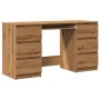 Escritorio madera de ingeniería roble artisan 140x50x77 cm de , Escritorios - Ref: Foro24-855961, Precio: 187,02 €, Descuento: %