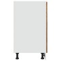 Armario inferior cajón cocina madera envejecida 50x46x81,5 cm by , Kitchen cabinets - Ref: Foro24-856086, Price: 84,39 €, Dis...