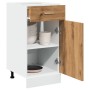 Armario inferior cajón madera roble artisan 40x46x81,5 cm de , Armarios de cocina - Ref: Foro24-856084, Precio: 74,55 €, Desc...