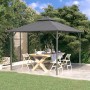 Anthracite gray double roof gazebo 3x3 m by vidaXL, Tents and gazebos - Ref: Foro24-315251, Price: 564,99 €, Discount: %