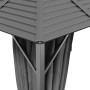 Anthracite gray double roof gazebo 3x3 m by vidaXL, Tents and gazebos - Ref: Foro24-315251, Price: 564,99 €, Discount: %