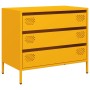 Aparador acero laminado en frío amarillo mostaza 68x39x58,5 cm | Foro24|Onlineshop| Casa, Jardín y Más Foro24.es