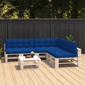 Paletten-Sofakissen 7 Stück Königsblau von vidaXL, Kissen für Stühle und Sofas - Ref: Foro24-314598, Preis: 181,89 €, Rabatt: %