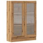 Armario de madera de ingeniería roble artisan 82,5x30,5x115 cm de , Librerías y estanterías - Ref: Foro24-856157, Precio: 108...