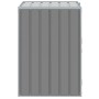 Cobertizo de contenedor de basura acero gris 72x81x115 cm by , Waste container supports - Ref: Foro24-4006172, Price: 100,43 ...