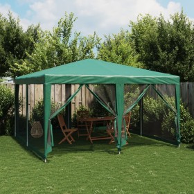 Carpa para fiestas con 8 paredes de malla HDPE