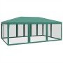 Carpa para fiestas con 10 paredes de malla HDPE verde 6x4 m | Foro24|Onlineshop| Casa, Jardín y Más Foro24.es