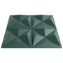 Paneles de pared 48 uds XPS origami verde 50x50 cm 12 m² | Foro24|Onlineshop| Casa, Jardín y Más Foro24.es