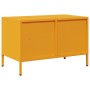 Mueble TV acero laminado en frío amarillo mostaza 68x39x43,5 cm de , Muebles TV - Ref: Foro24-851319, Precio: 138,63 €, Descu...