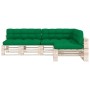 Cushions for pallet sofa 7 pieces green by vidaXL, Cushions for chairs and sofas - Ref: Foro24-314593, Price: 142,10 €, Disco...