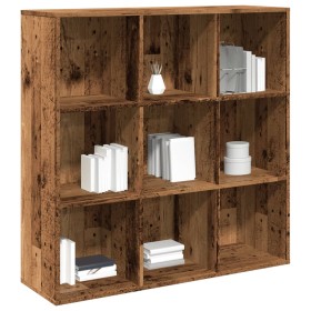 Estantería madera envejecida 98x29x97,5 cm de , Librerías y estanterías - Ref: Foro24-855968, Precio: 90,63 €, Descuento: %