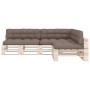 Kissen für Palettensofa 7 Stück taupegrau von vidaXL, Kissen für Stühle und Sofas - Ref: Foro24-314596, Preis: 242,63 €, Raba...