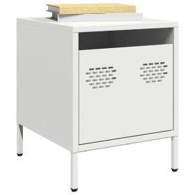 Mesitas de noche 2 unidades acero blanco 35x39x43,5 cm by , Nightstands - Ref: Foro24-851255, Price: 148,19 €, Discount: %