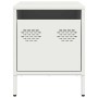 Mesitas de noche 2 unidades acero blanco 35x39x43,5 cm by , Nightstands - Ref: Foro24-851255, Price: 148,19 €, Discount: %