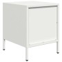 Mesitas de noche 2 unidades acero blanco 35x39x43,5 cm by , Nightstands - Ref: Foro24-851255, Price: 148,19 €, Discount: %