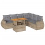 Set sofás de jardín 7 piezas y cojines ratán sintético beige von , Gartensets - Ref: Foro24-3327272, Preis: 569,81 €, Rabatt: %