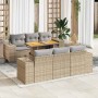 Set sofás de jardín 7 piezas y cojines ratán sintético beige | Foro24|Onlineshop| Casa, Jardín y Más Foro24.es