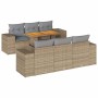 Set sofás de jardín 7 piezas y cojines ratán sintético beige | Foro24|Onlineshop| Casa, Jardín y Más Foro24.es