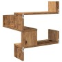 Estanterías pared esquina 2 uds madera envejecida 40x40x49,5 cm by , Shelves and shelves - Ref: Foro24-856607, Price: 36,61 €...